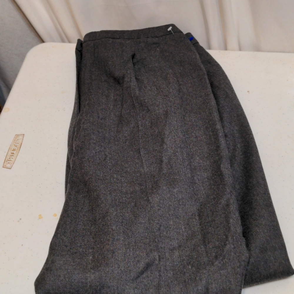 NWT Talbot's wool dark gray dress pants size 16 petite